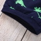 thumbnail image 2 of B91xZ Conjunto de ropa de dormir para bebé niño, pantalones y tops estampados, pantalones cortos de dinosaurio, pijama para niño pequeño, traje de primer cumpleaños, azul marino, tallas 6-7 años, 2 of 5
