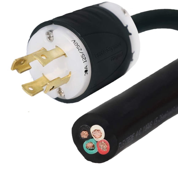 NEMA L14-30P vers ROJ Cordon d'Alimentation - 6 Pieds 30A 125/250V 10/4 SJOOW - Iron Box IBX-0553-06