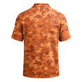 thumbnail image 4 of Mfakffe Men's Polo Shirts Summer Casual Golf Tshirts Big and Tall Short Sleeve Lapel Collar Tees Business Cotton Tops (Orange, S), 4 of 5