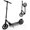 Navy, variant on Nattork Kick Scooter for Teens Adults, Max Load 240 LBS, Adjustable Height Foldable with 8" Large Wheels, Anti-Shock Suspension Black