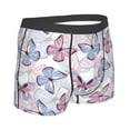 thumbnail image 3 of Kll Butterflies In Pastel Men'S Cotton Boxer Briefs Underwear-Large, 3 of 9