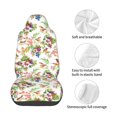 thumbnail image 4 of Wukai Birds And Flowers Full Set Car Seat Covers with Soft Padding Universal Auto Front Seats Protector and Cushion Mat, 4 of 5