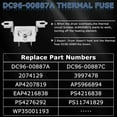 thumbnail image 4 of Dryer Heating Element DC47-00019A for Samsung DV42h5000ew/a3 DV45h7000ew/a2 DV48h7400ew/a2 Dryer Heating Element DC47-00018A Thermostat DC47-00016A DC32-00007A DC96-00887A Thermal Fuse, 4 of 9