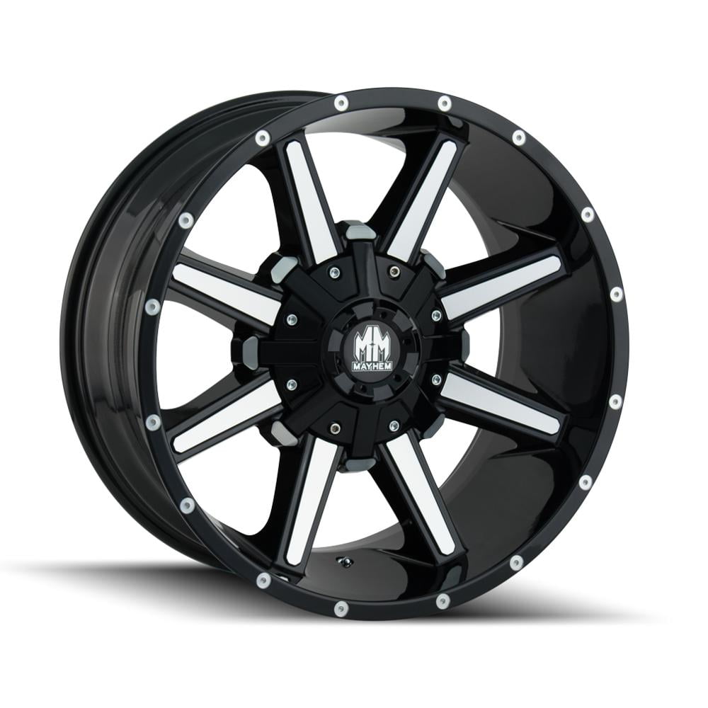 Mayhem Arsenal 8104, 18x9 Wheel with 5x150 and 5x5.5 Bolt Pattern