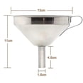thumbnail image 5 of Stainless Steel Kitchen Funnel With Stainless Steel Strainer Filter, 5 of 5