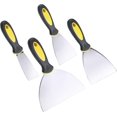 thumbnail image 1 of Juego de espátulas de acero inoxidable WEIHJMXG cuchillo de revestimiento 38 75 100 150 mm 4 piezas, 1 of 5