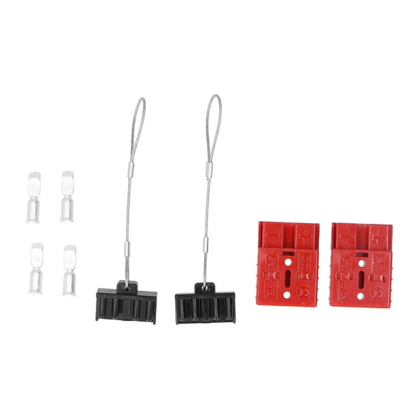 Tbest 2 Sets Battery Quick Connector Wire Harness Plug Kit 50A 12