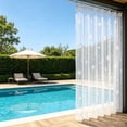 thumbnail image 4 of WDOBM Window Curtains, Privacy Curtains, No Drill Portable Waterproof Mosquito Net Outdoor Folding Curtain, Sheer Curtains, Light Filtering Curtains for Patio Curtains, 4 of 9
