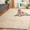thumbnail image 3 of Safavieh Natural Fiber Aydan Striped Area Rug, Natural/Ivory, 6' x 6' Square, 3 of 11