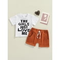 thumbnail image 2 of Liacowi Newborn Baby Boy Short Sleeve T-Shirt Top Casual Shorts Pants Outfit Set Clothes, 2 of 9