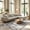 Gray, variant on Jamfeel Fluffy Plush Area Rugs Soft Cozy Print Fuzzy Rugs Floor Carpet for Bedroom Living Room, 4'x6', Khaki