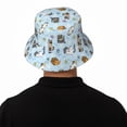 thumbnail image 3 of Cute cat Bucket Hats for Woman Packable Summer Sun Hat Beach Caps For Fisherman Outdoor Travel Hiking, 3 of 5