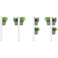 thumbnail image 3 of Balcony Planters Over Railing \u SelfWatering Hanging Planter Outdoor with Adjustable Straps \u Railing Planter Boxes for Flowers Herbs Vegetables \u Tool, 3 of 7