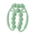 thumbnail image 1 of Rodillo masajeador de piernas de 12 ruedas para ejercicios de 360 degree, ideal para deportes. verde, 1 of 9