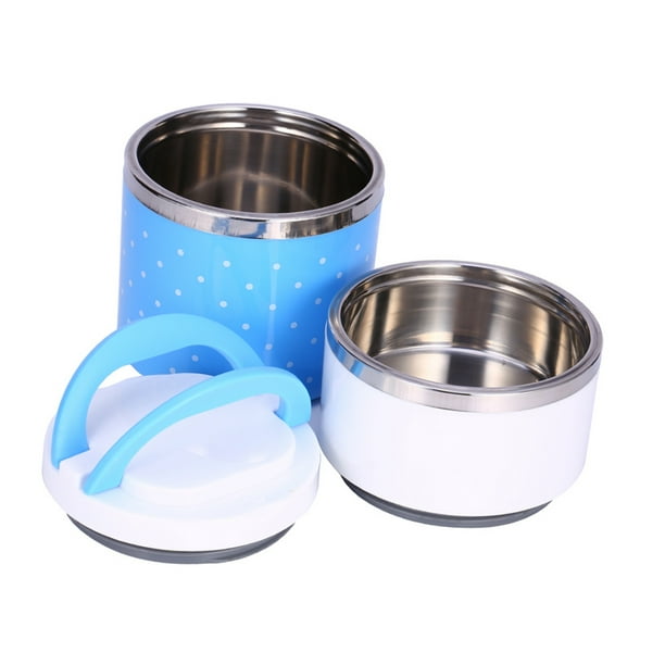 Fiambrera Aislada De Acero Inoxidable De Doble Capa, Contenedor De Comida Térmico Para Comidas Calientes