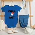 thumbnail image 3 of Retro Chill Out Food Pun Popsicle Romper Boys or Girls Infant Baby Brisco Brands NB, 3 of 7