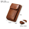 thumbnail image 3 of Small Crossbody Bags for Women, Removable Rfid Blocking Card Holder for Samsung Galaxy S24/S24+/S24 Plus/S24 Ultra 5.5/6.9/7.2 Inch, Mini Cell Phone Purse,  Brown, 3 of 8