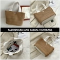thumbnail image 4 of Monyance Beach Tote Bag for Women, Straw Woven Handbag, Casual Lightweight Woven Tote, Perfect for Travel and Daily Use (11.81x7.48x4.72 Inches), 4 of 10