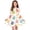 A463 White, variant on Xdegoge Funny Kids Girls Easter Holiday Dress Colorful Egg Printed Tween Spring Sundress Knee Length Swing Long Sleeve Cute Festival Party Outfit Casual Play Wear Daily Dress for Teen