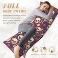 thumbnail image 7 of Honeii Skull rock music record Print Long Body Pillowcase 20x54 in,Body Pillow Cover with Zipper,Large Body Pillowcase,Soft Bed Decorative, 7 of 7