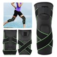 thumbnail image 2 of Protector de rótula protectora deportiva, rótula para deportes al aire libre que mantiene el calor para baloncesto-verde M, 2 of 8