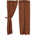 thumbnail image 3 of VHC Brands 20228 Navy Star Scalloped Short Panel - Set of 2&amp;#44; 63 x 36 in., 3 of 3