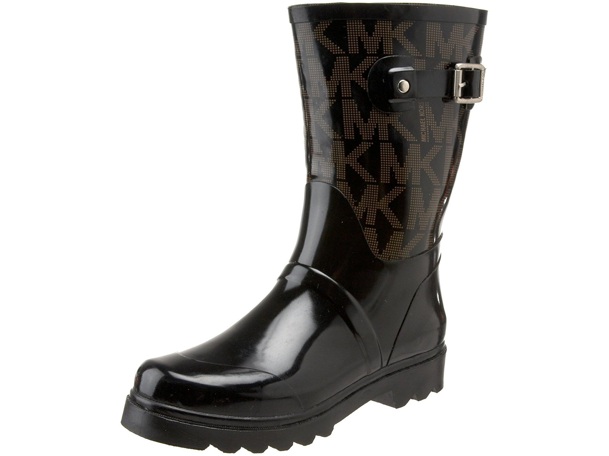 mk rain boots short