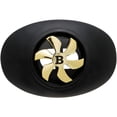 thumbnail image 1 of Battle Sports Spinner Oxygen Lip Protector Mouthguard - Black/Gold, 1 of 1