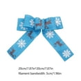 thumbnail image 4 of EWASWON Large Blue Velvet Christmas Bow - 20cm Xmas Tree Topper, Wreath & Front Door Holiday Decoration, 4 of 6