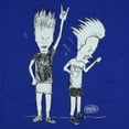 thumbnail image 3 of Beavis and Butt-Head Shirt Men's Rocking Out Short Sleeve Graphic Tee, 3 of 5
