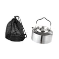 thumbnail image 4 of Cafetera para acampar con bolsa de transporte, tetera portátil ligera de 1200 ml para Mango negro, 4 of 8