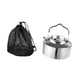 thumbnail image 5 of Hervidor de agua para acampar, estufa, tetera de calentamiento rápido, 1,2 l, con bolsa de transporte, cafetera, tetera para acampar, mochileros y Mango negro, 5 of 8