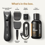 MANSCAPED® The Lawn Mower® 3.0 Plus Precision Pack, Mens Electric Groin Shaver & Body Hair Trimmer with 4oz. Crop Preserver® Ball Deodorant