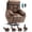 27-dark Brown-velvet, variant on Large Power Lift Lazy Boy Recliner Chair with Heated and Massage, Upgraded Dual Motor Lay Flat Recliners, 25in Extra Wide Seat, Cup Holder, Side Pocket