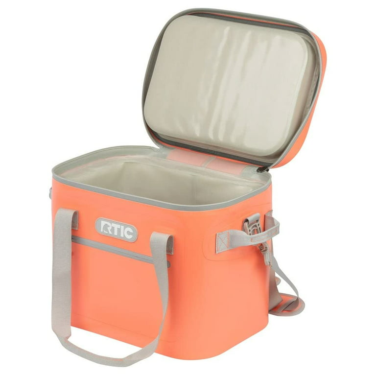  RTIC Soft Cooler 30 Can, Insulated Bag Portable Ice Chest Box  for Lunch, Beach, Drink, Beverage, Travel, Camping, Picnic, Car, Trips,  Floating Cooler Leak-Proof with Zipper, Seafoam Green : Sports
