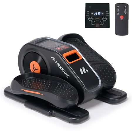 MaxKare Under Desk Elliptical Machine, Quiet Portable Pedal Exerciser with Remote for Home Office, 12 Adjustable Speeds