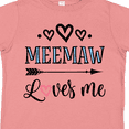 thumbnail image 4 of Inktastic My Meemaw Loves Me Girls Girls Toddler T-Shirt, 4 of 5