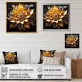thumbnail image 4 of Designart "Mandala of Gilded Circles in Gold III" Geometric Framed Wall Art - Bohemian Gold Boho Mandala Entryway Framed Wall Art, 4 of 6