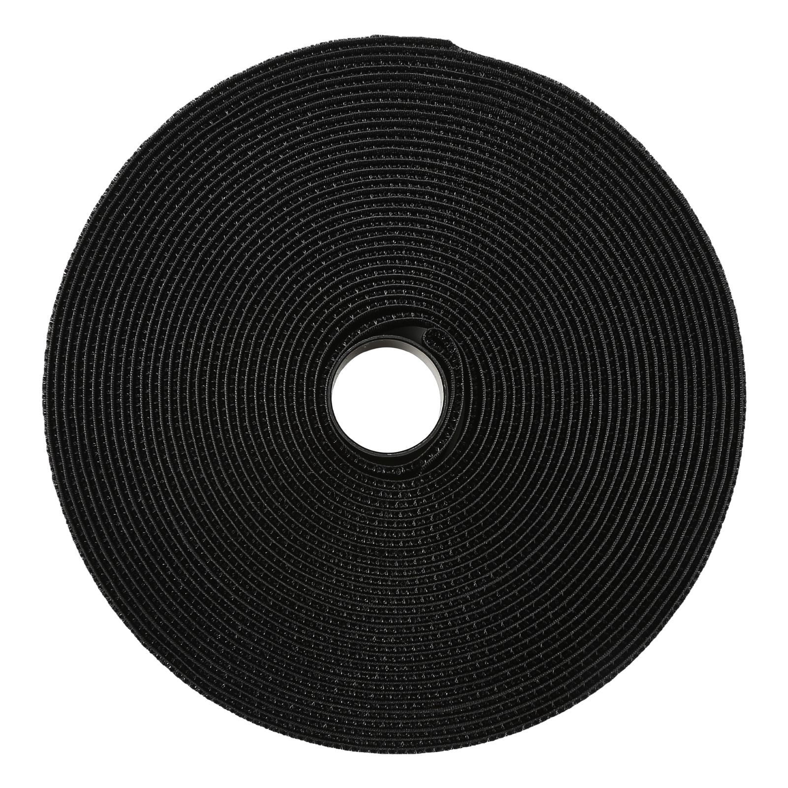 Heavy Duty Nylon Cable Straps with Metal Buckle 52.91LBS, Self-Adhesive Reusable Hook and Loop Tie Wraps for Cable Cord Hose Organization Storage