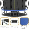 thumbnail image 5 of Aukfa 16FT Trampoline with Basketball Hoop for Kids Adults, Outdoor Pumpkin Trampoline with Enclosure for Backyard - Blue, 5 of 8