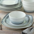 thumbnail image 3 of Noritake Colorscapes Layers Ash 12-Piece Square Dinnerware Set, Service for 4, 3 of 7