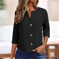 thumbnail image 5 of Cooling Shirts for Women Kelon Ladies Tops and Blouses Long Sleeve V Neck Summer Loose Fit Tops Trendy Dressy Casual Work Blouses, 5XL, 5 of 9
