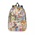 thumbnail image 3 of Custom Winnie Pooh Teddy Bear Travel Canvas Backpack Men Women School Laptop Bookbag College Student Daypack Bags, 3 of 5