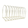 thumbnail image 1 of Soporte de exhibición para sombreros de lana perfecl estante de escritorio Metal moderno 10 cuadrícula oro, 1 of 8