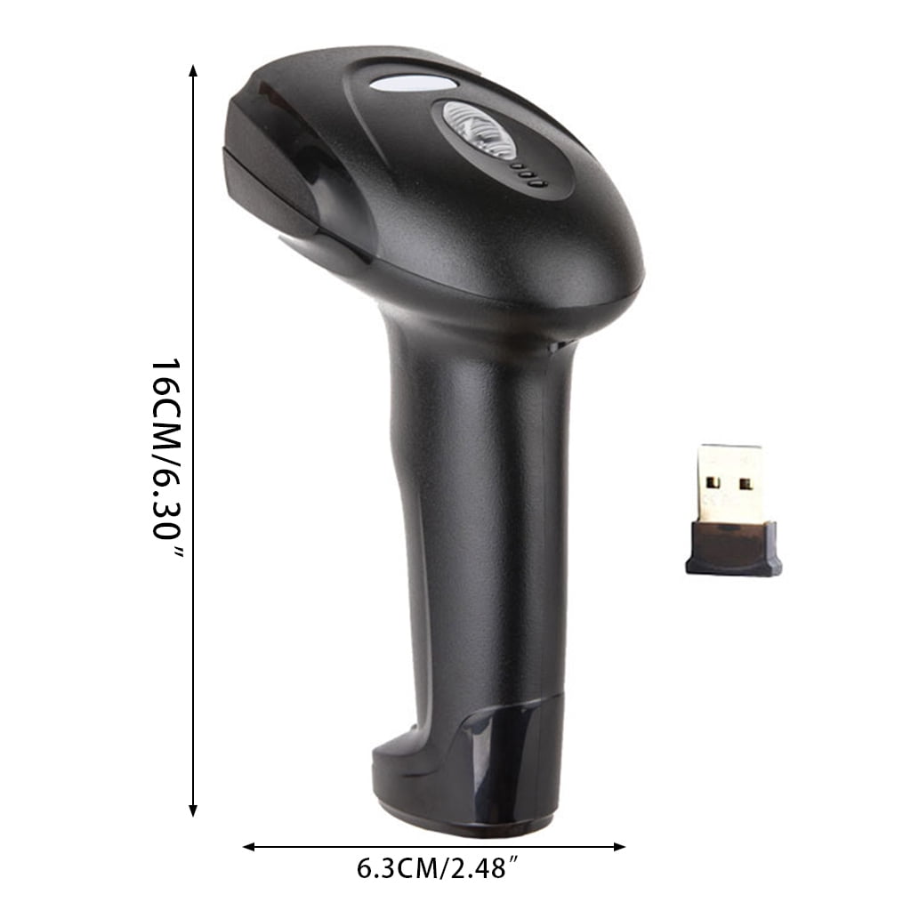 EVAWGIB 1D Handheld Bar Code Scanner Readers USB Laser Barcode Hand Scanning Label UPC EAN Reader Gun Wireless/Wired