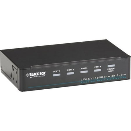 - BLACK BOX CORP AVSP-DVI1X4 1 X 4 DVI-D SPLITTER WITHAUDIO AND HDCP Black Box Corporation AVSP-DVI1X4 Black Box Signal Splitters