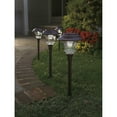 thumbnail image 2 of Evergreen Super-Bright Solar LED Path Lights, Set of 4 - Bronze, 2 of 2