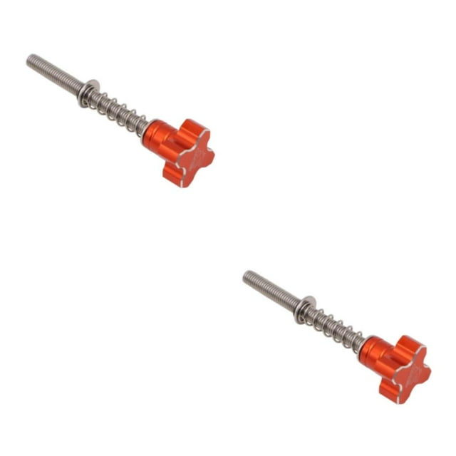 Destyer Métal Facile Ralenti Vis de Réglage de Vis de Ralenti TPI pour 250/300 Tpi/ Modèles Durables Orange 2Set