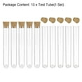 thumbnail image 4 of Unique Bargains Lab Tube Plastic Round Base Test Tubes with Cork Stoppers 10 Pack 0.60x3.94inch, 4 of 5
