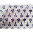 thumbnail image 5 of oneOone Cotton Cambric Medium Blue Fabric Block Craft Projects Decor Fabric Printed By The Yard 42 Inch Wide-37, 5 of 5